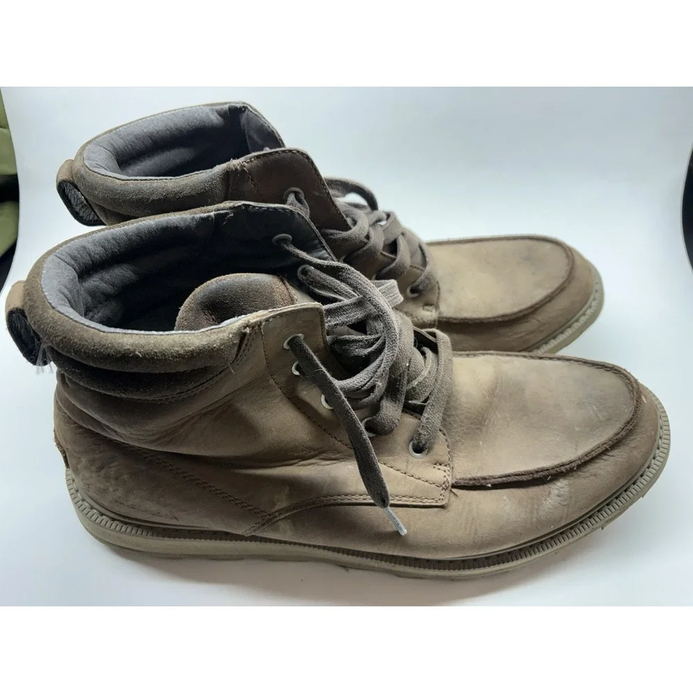 Sorel Boots Mens Size 13 Madson II Moc Toe Waterproof Tan Brown NM2788-281 - Picture 2 of 7